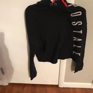 two Hollister crop top hoodies